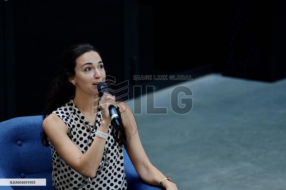 Minister Delegate for AI and Digital Affairs Clara Chappaz At Station F - Paris