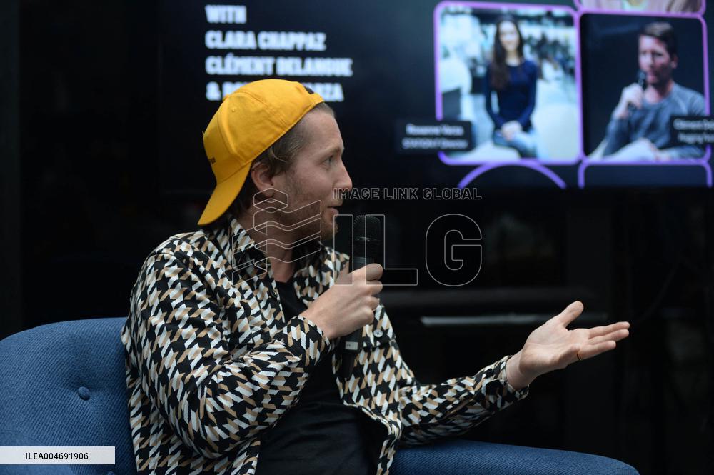 Minister Delegate for AI and Digital Affairs Clara Chappaz At Station F - Paris