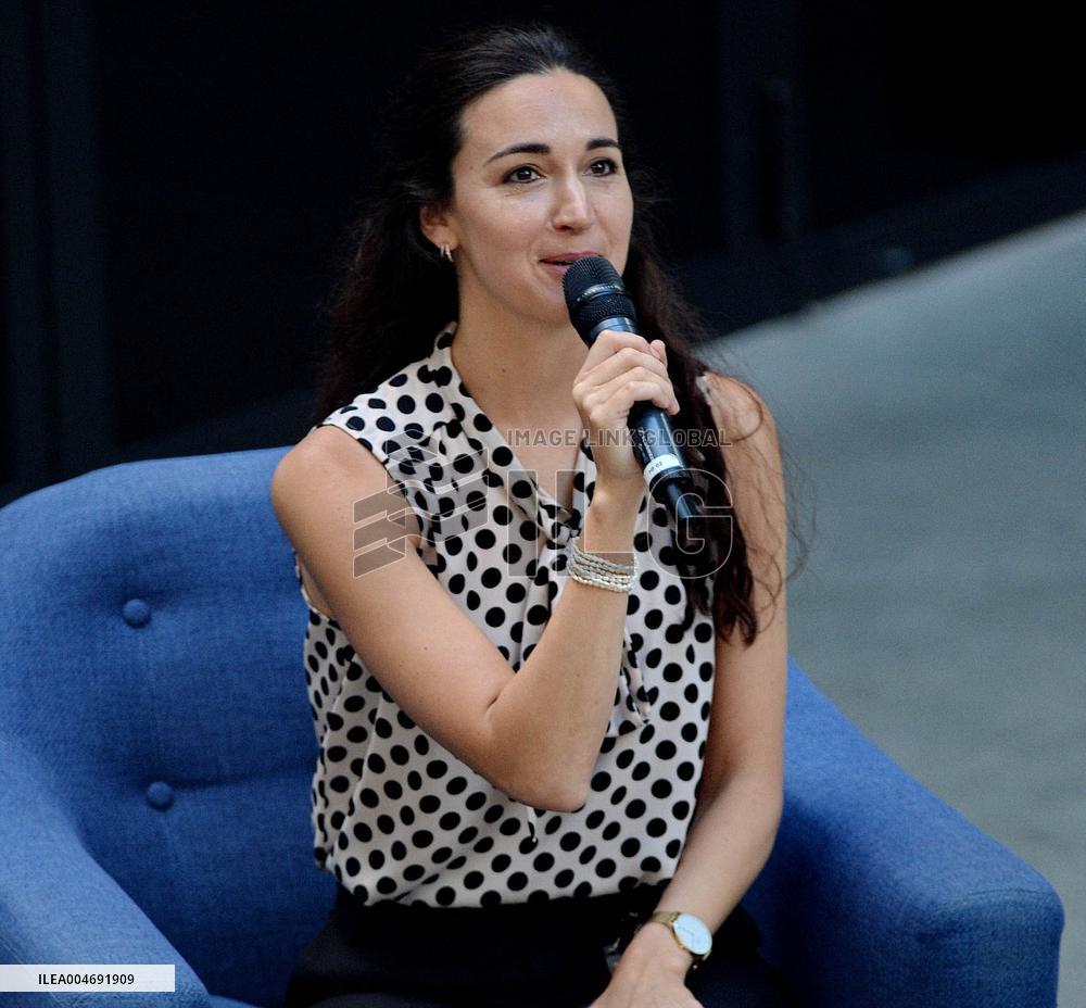 Minister Delegate for AI and Digital Affairs Clara Chappaz At Station F - Paris