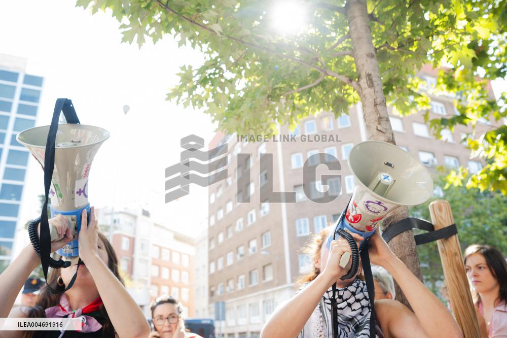 Protests Against Israel for Labeling Flotilla Activists as Terrorists - Madrid