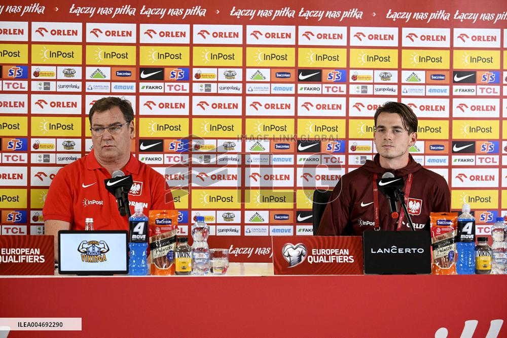 Team Poland's press conference