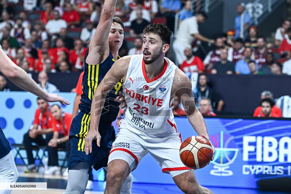 BASKET - Basket Internazionali - Turkiye v Sweden - FIBA EuroBasket 2025 - Round of 16