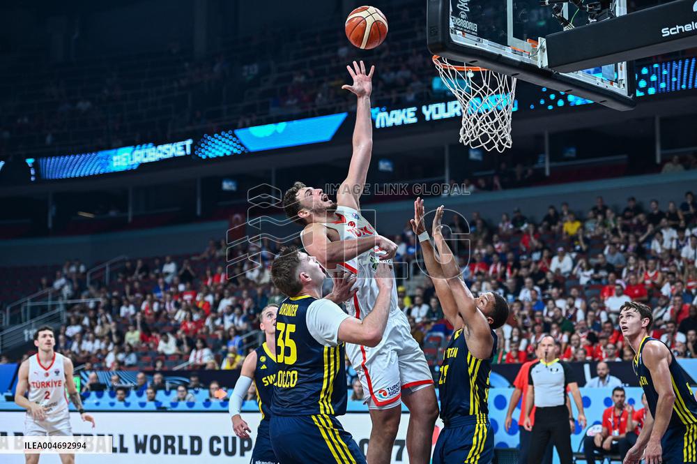 BASKET - Basket Internazionali - Turkiye v Sweden - FIBA EuroBasket 2025 - Round of 16