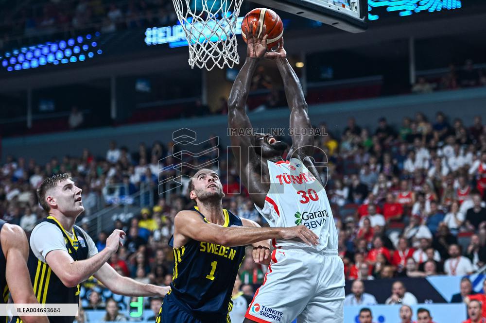 BASKET - Basket Internazionali - Turkiye v Sweden - FIBA EuroBasket 2025 - Round of 16