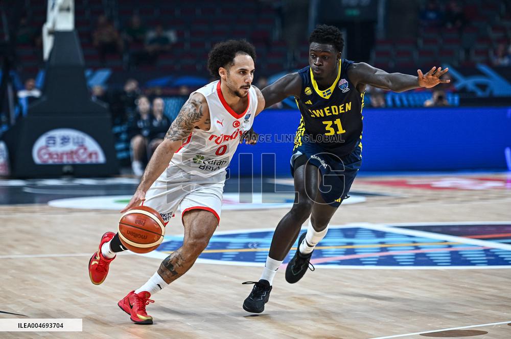 BASKET - Basket Internazionali - Turkiye v Sweden - FIBA EuroBasket 2025 - Round of 16