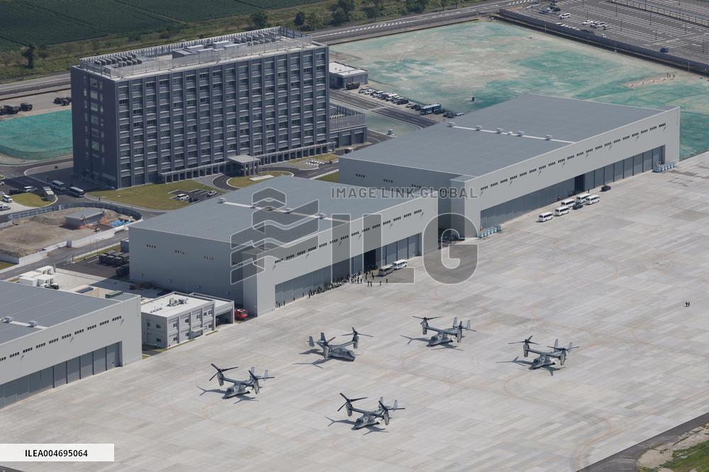 Ceremony held in Saga to mark opening of Osprey base