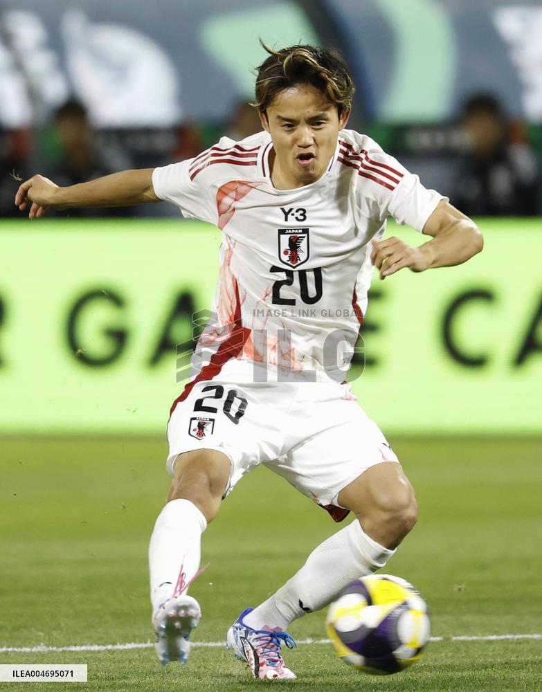 Football: Friendly between Japan and Mexico