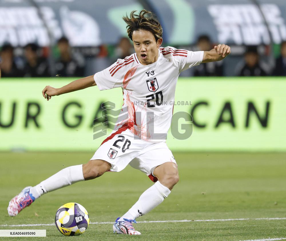 Football: Friendly between Japan and Mexico