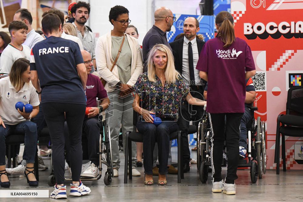 Marie Barsacq Attends Paralympic Games Anniversary Celebration - Saint-Ouen