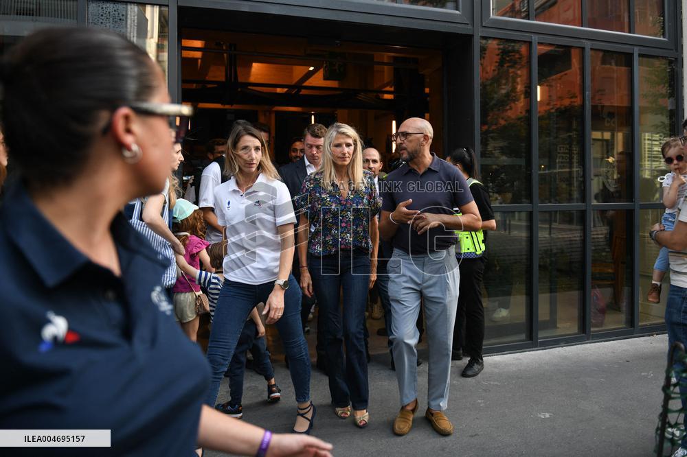 Marie Barsacq Attends Paralympic Games Anniversary Celebration - Saint-Ouen