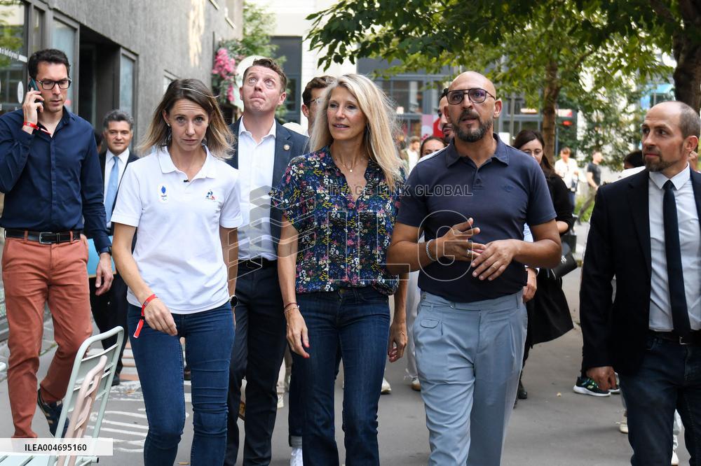 Marie Barsacq Attends Paralympic Games Anniversary Celebration - Saint-Ouen