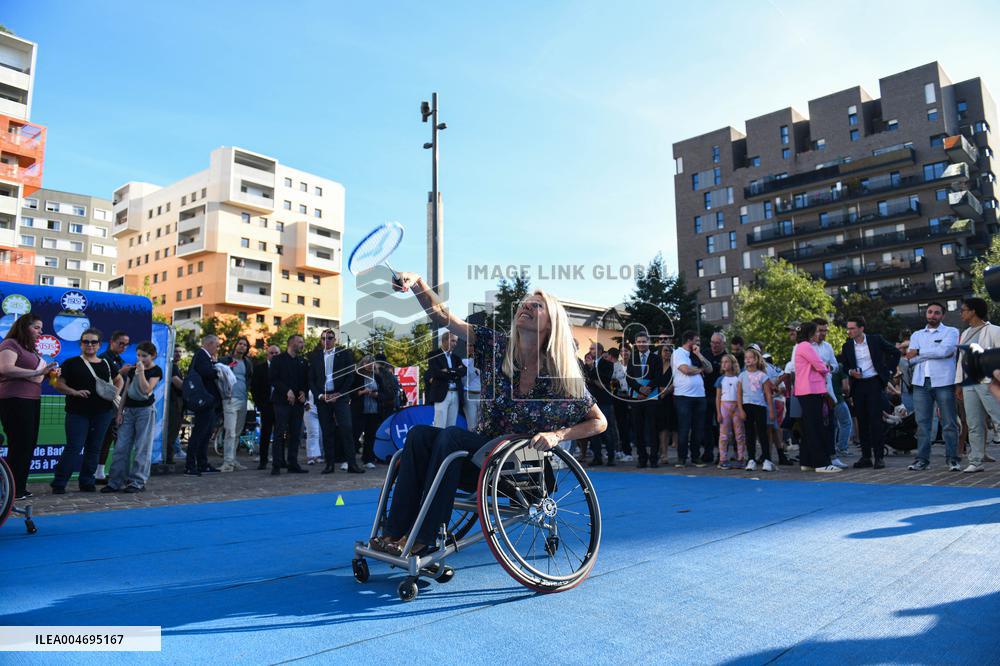 Marie Barsacq Attends Paralympic Games Anniversary Celebration - Saint-Ouen