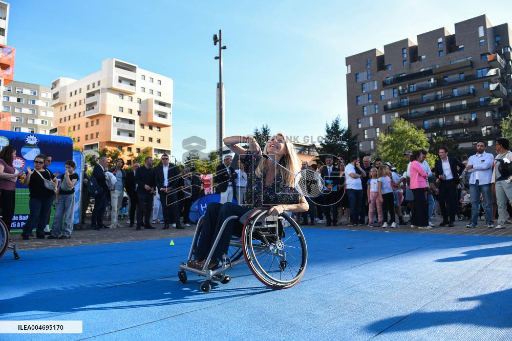 Marie Barsacq Attends Paralympic Games Anniversary Celebration - Saint-Ouen