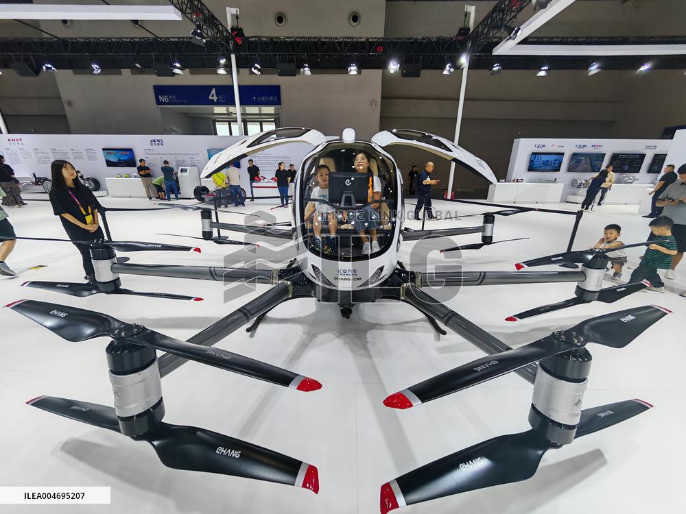 Flyin Car Displayed at WIE 2025 in Chongqing