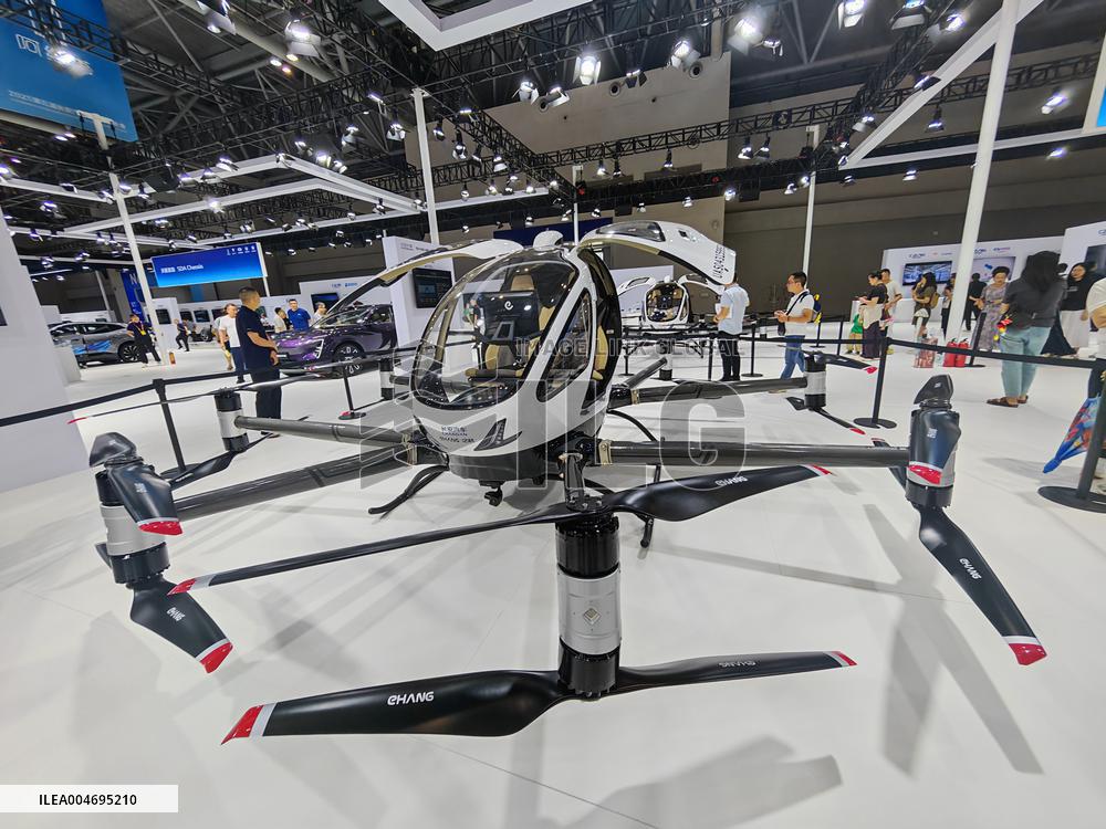 Flyin Car Displayed at WIE 2025 in Chongqing