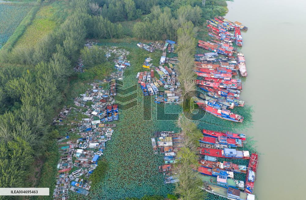 Prohibition and Withdrawal of Fishing in The Waters of Hongze Lake