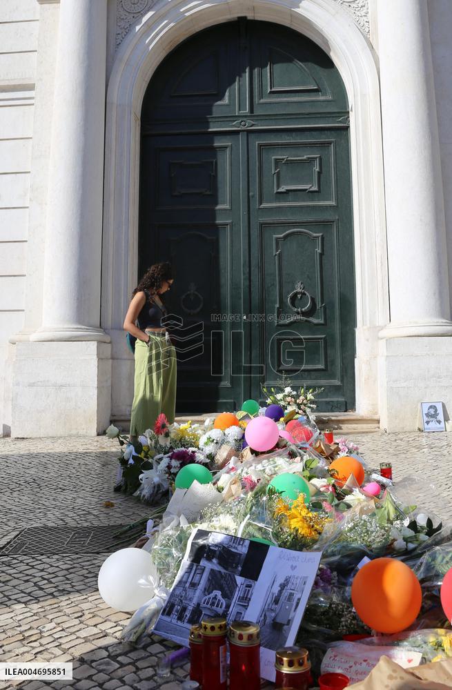 People Gather At Site Of Funicular Accident - Lisbon