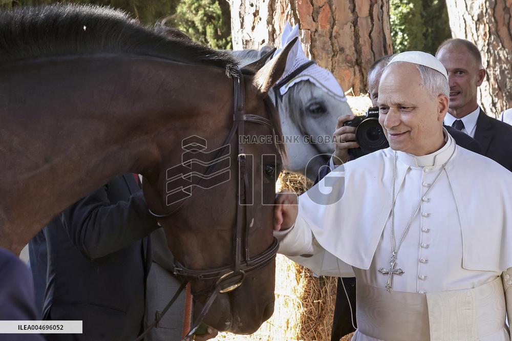 Pope Leo XIV Inaugurates Borgo Laudato Si - Castel Gandolfo