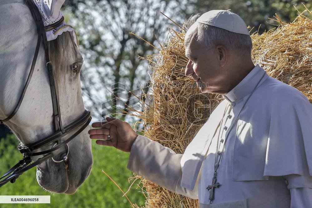 Pope Leo XIV Inaugurates Borgo Laudato Si - Castel Gandolfo