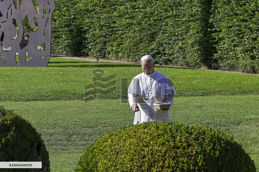 Pope Leo XIV Inaugurates Borgo Laudato Si - Castel Gandolfo