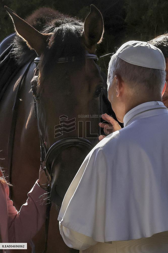 Pope Leo XIV Inaugurates Borgo Laudato Si - Castel Gandolfo
