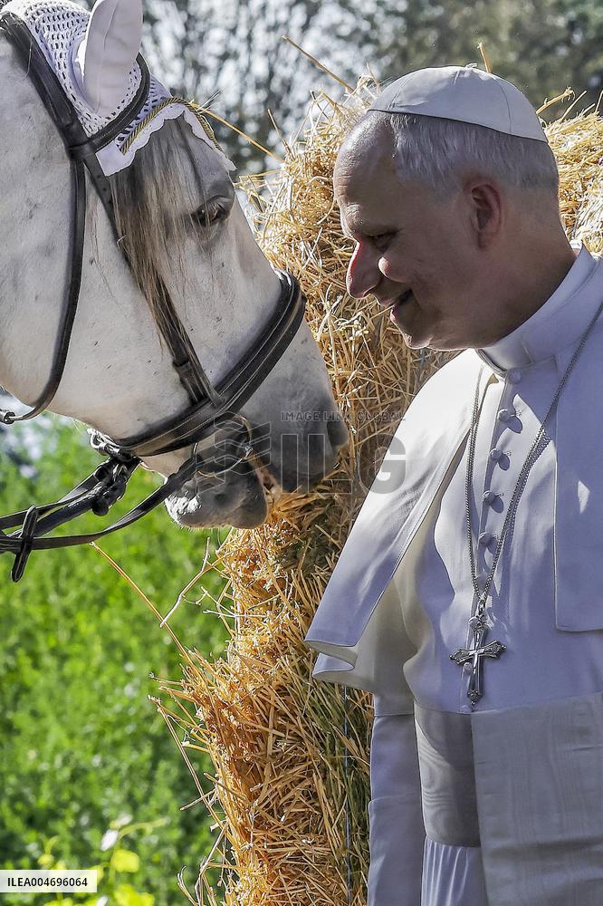 Pope Leo XIV Inaugurates Borgo Laudato Si - Castel Gandolfo