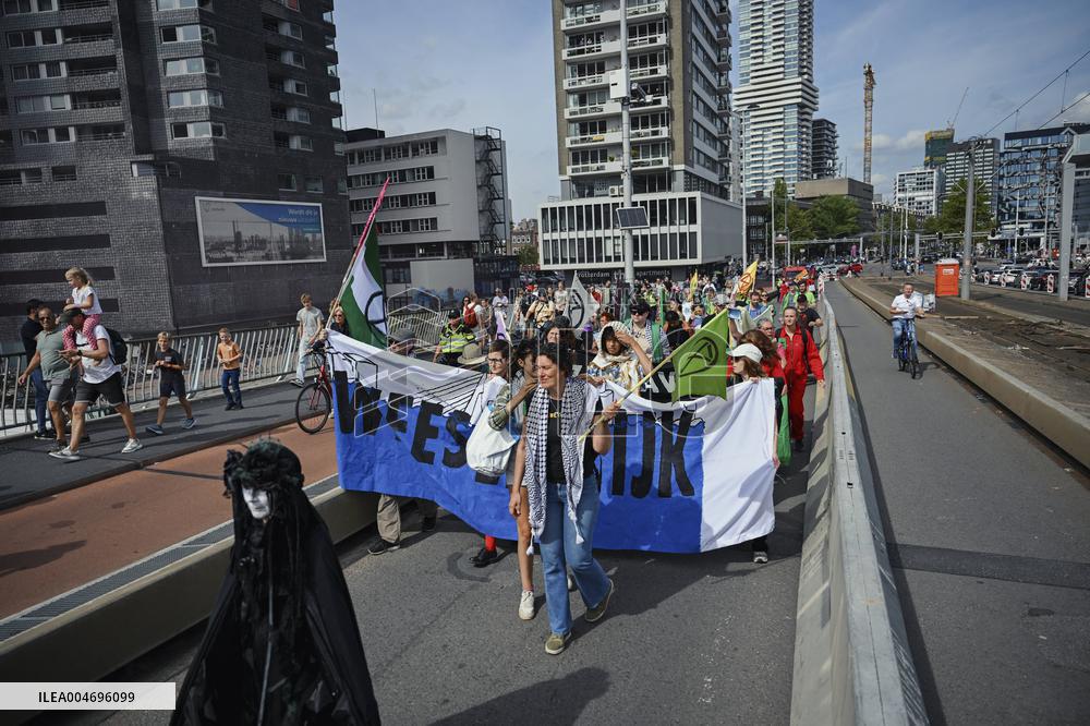 Rally in Support of Gaza - Rotterdam