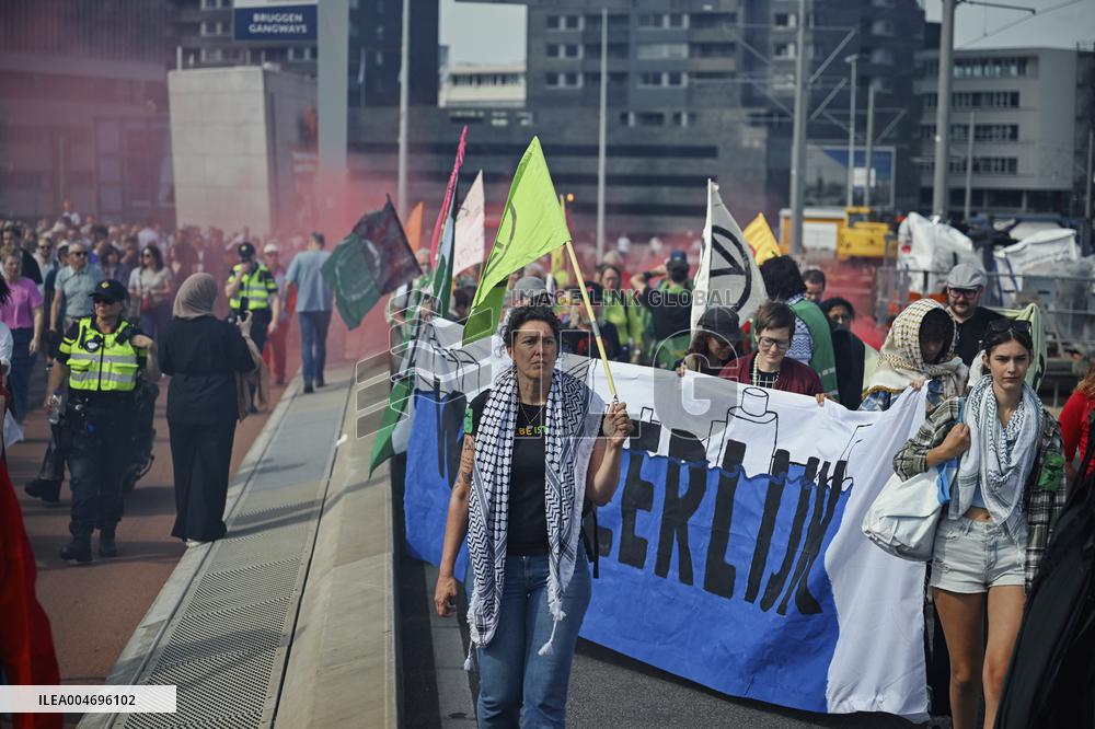 Rally in Support of Gaza - Rotterdam
