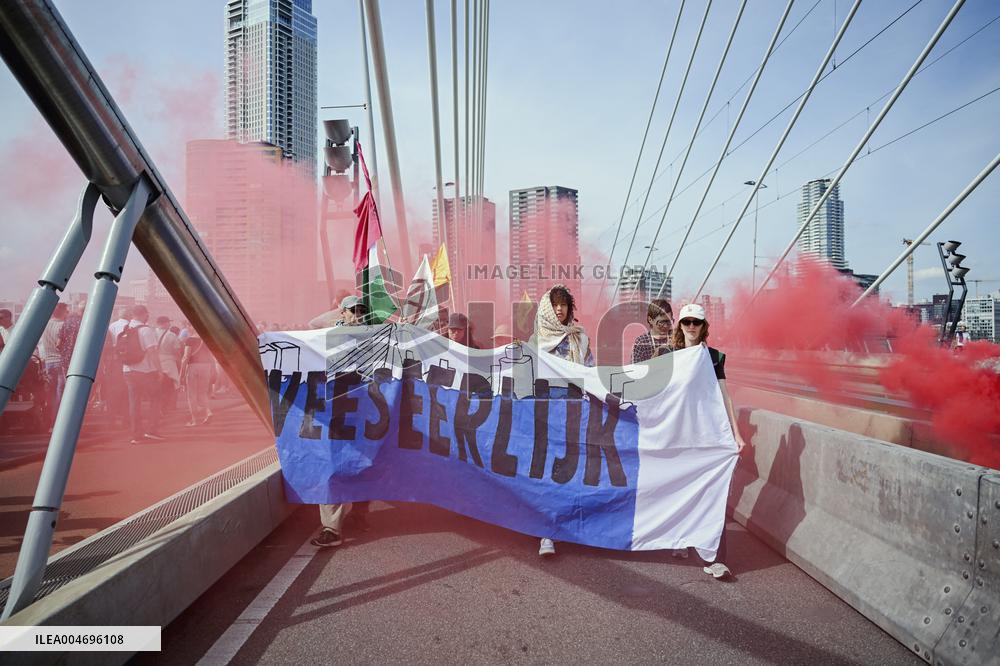 Rally in Support of Gaza - Rotterdam