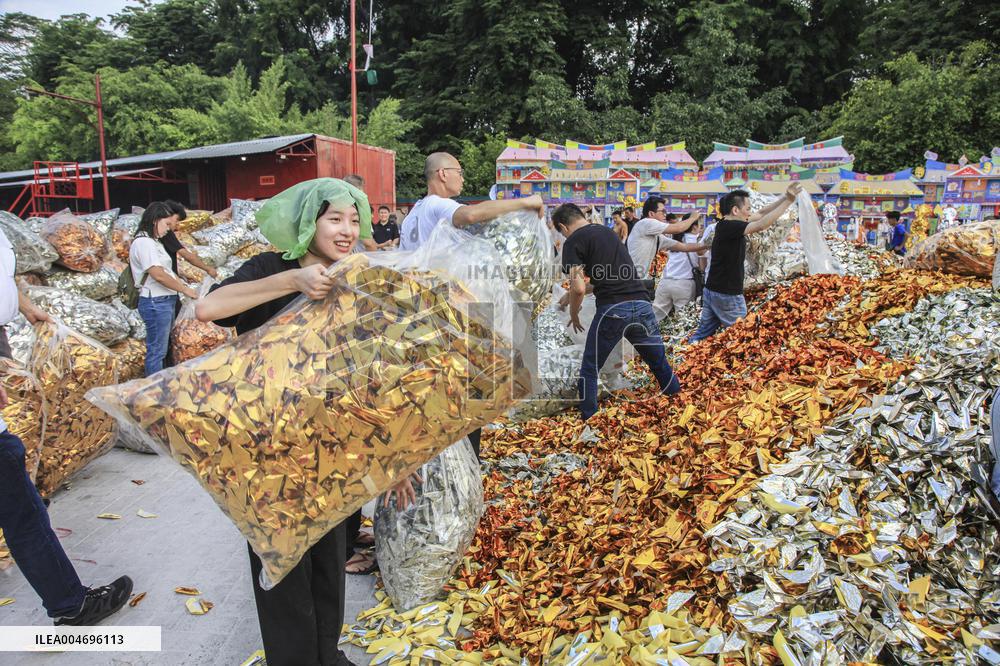 Hungry Ghost Festival Celebrations - Indonesia