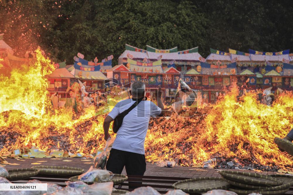 Hungry Ghost Festival Celebrations - Indonesia