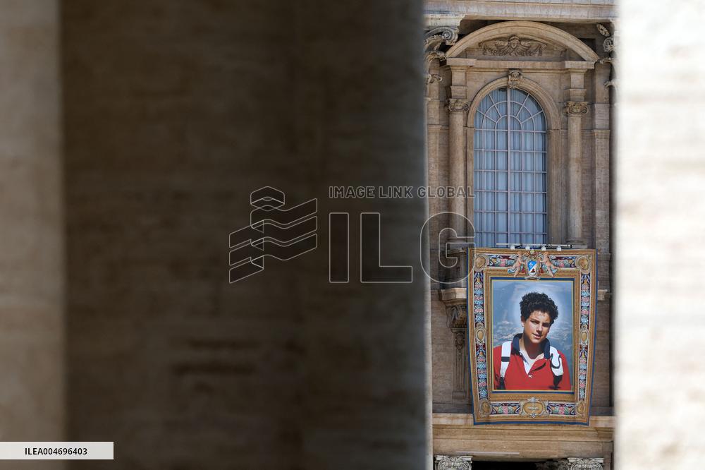 Pope Leo XIV Leads Canonization Of Pier Giorgio Frassati And Carlo Acutis - Vatican City