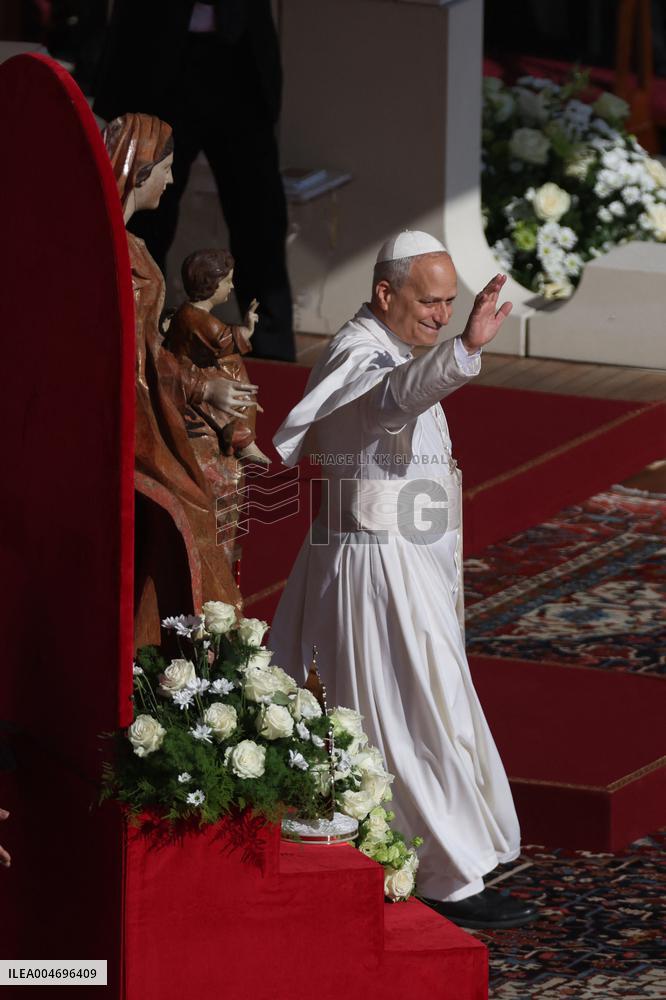 Pope Leo XIV Leads Canonization Of Pier Giorgio Frassati And Carlo Acutis - Vatican City