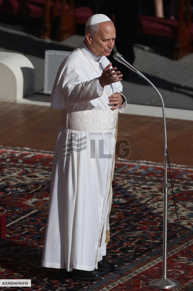 Pope Leo XIV Leads Canonization Of Pier Giorgio Frassati And Carlo Acutis - Vatican City