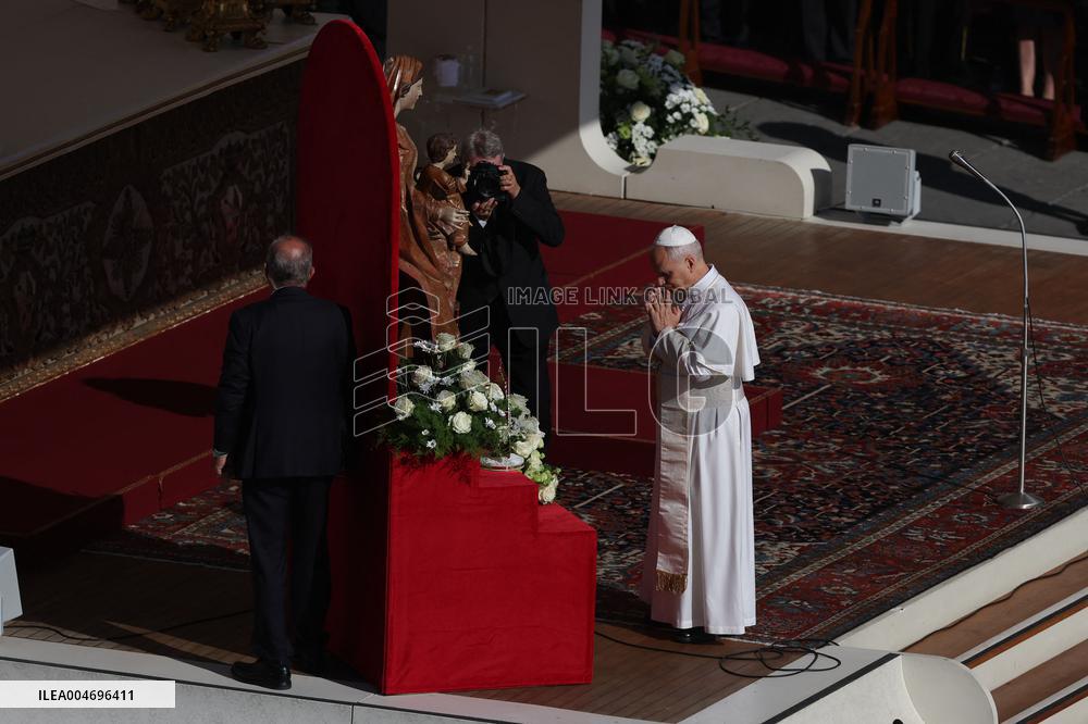 Pope Leo XIV Leads Canonization Of Pier Giorgio Frassati And Carlo Acutis - Vatican City
