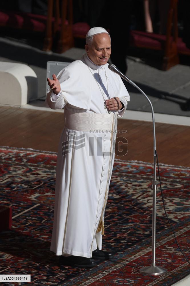 Pope Leo XIV Leads Canonization Of Pier Giorgio Frassati And Carlo Acutis - Vatican City