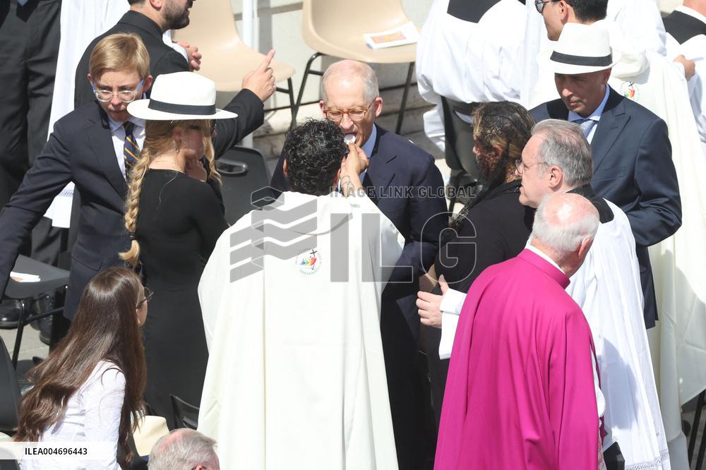 Pope Leo XIV Leads Canonization Of Pier Giorgio Frassati And Carlo Acutis - Vatican City