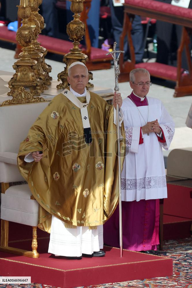 Pope Leo XIV Leads Canonization Of Pier Giorgio Frassati And Carlo Acutis - Vatican City