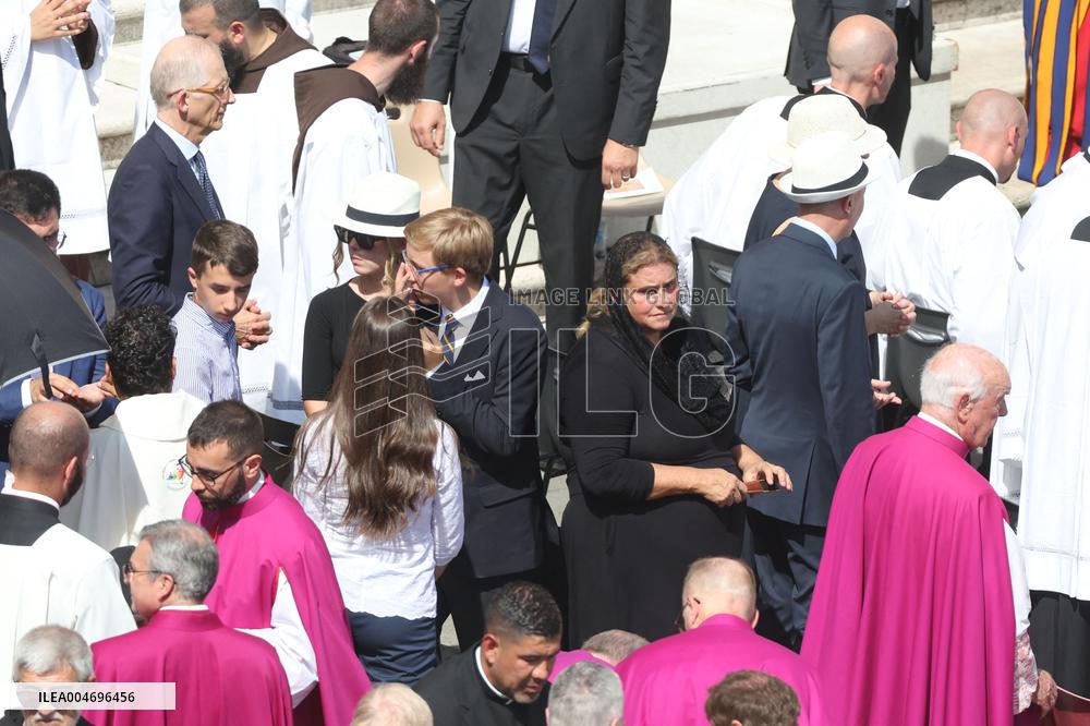 Pope Leo XIV Leads Canonization Of Pier Giorgio Frassati And Carlo Acutis - Vatican City