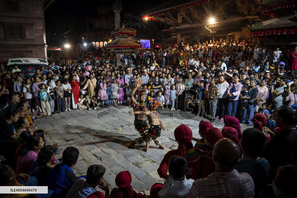 Indra Jatra Festival Celebration - Nepal