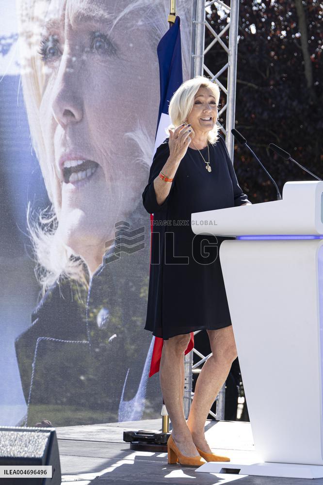 Marine Le Pen Starts Her Political Season - Henin-Beaumont