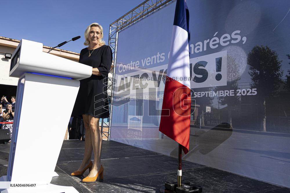 Marine Le Pen Starts Her Political Season - Henin-Beaumont