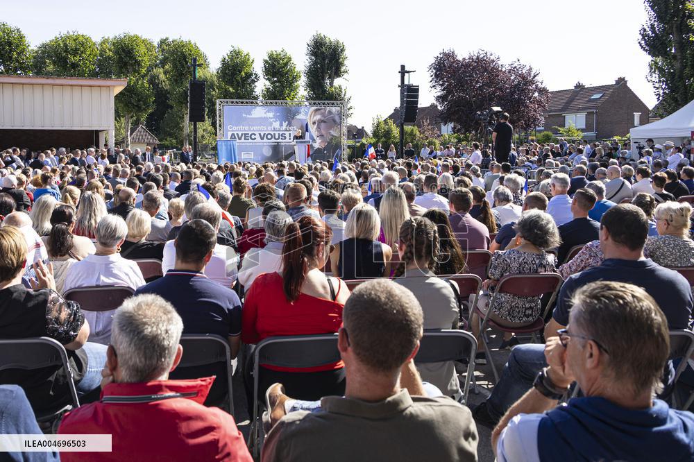 Marine Le Pen Starts Her Political Season - Henin-Beaumont