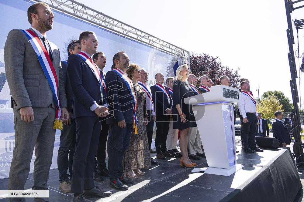 Marine Le Pen Starts Her Political Season - Henin-Beaumont