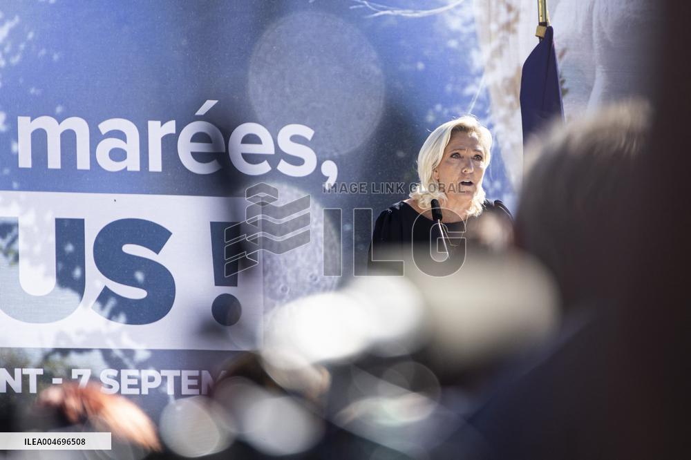 Marine Le Pen Starts Her Political Season - Henin-Beaumont