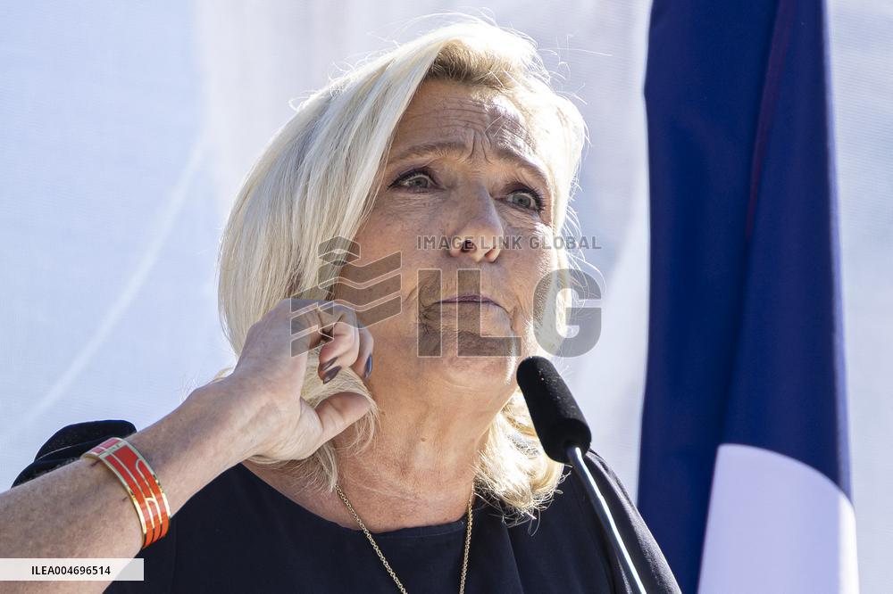 Marine Le Pen Starts Her Political Season - Henin-Beaumont