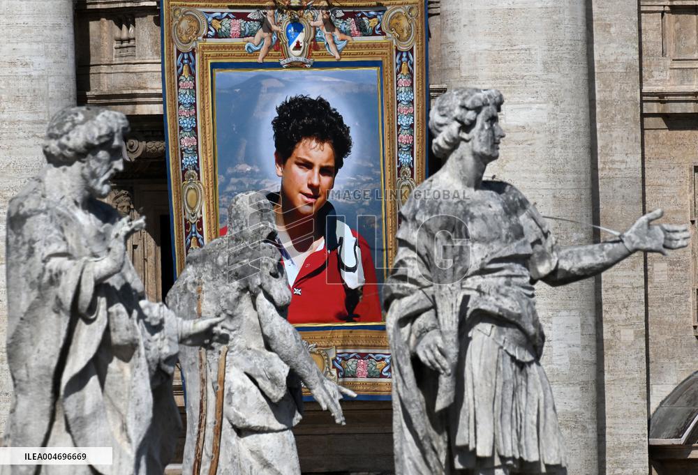 Pope Leo XIV Leads Canonization Of Pier Giorgio Frassati And Carlo Acutis - Vatican City