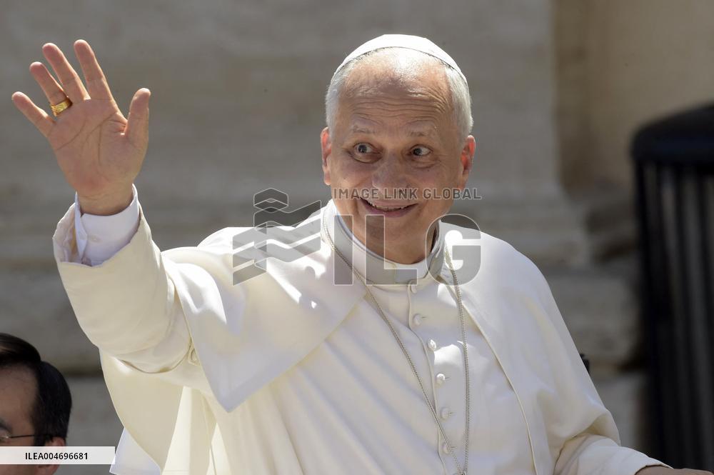 Pope Leo XIV Leads Canonization Of Pier Giorgio Frassati And Carlo Acutis - Vatican City