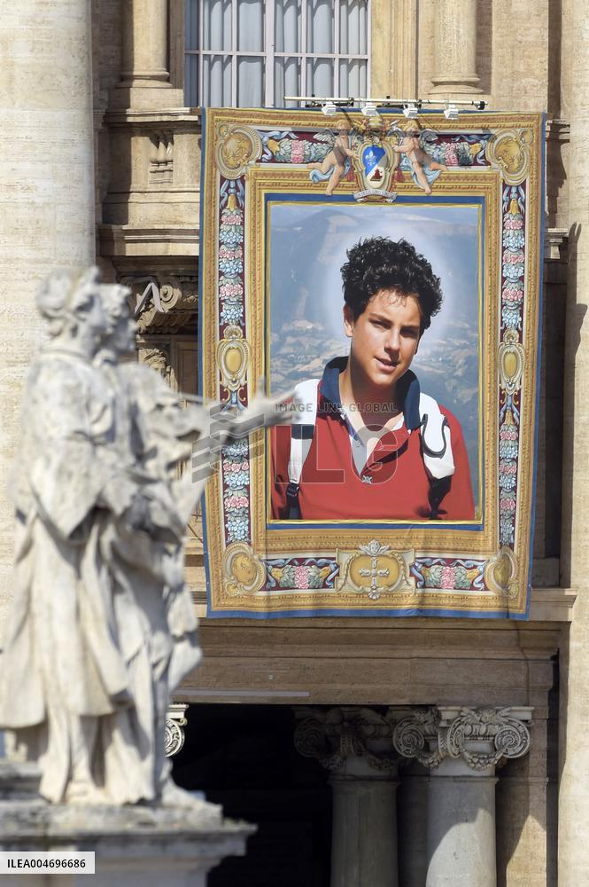 Pope Leo XIV Leads Canonization Of Pier Giorgio Frassati And Carlo Acutis - Vatican City