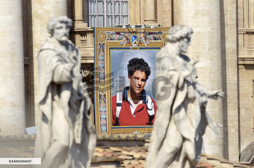 Pope Leo XIV Leads Canonization Of Pier Giorgio Frassati And Carlo Acutis - Vatican City